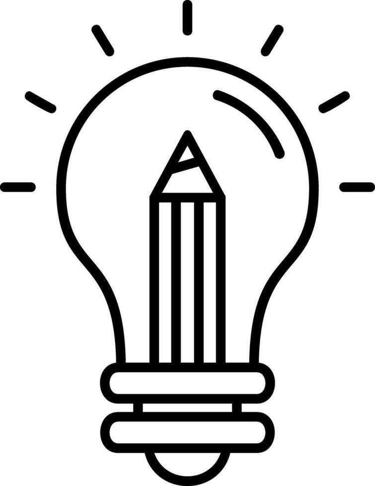 Idea Line Icon vector