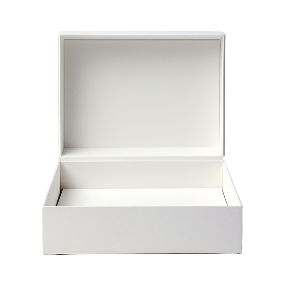 AI generated an empty white box on a transparent background png