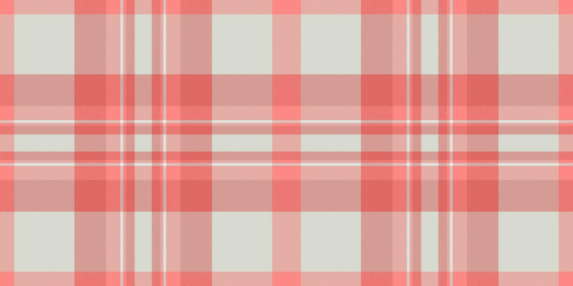 Poster plaid check textile, relax texture seamless background. Stripe tartan vector fabric pattern in red and white colors.