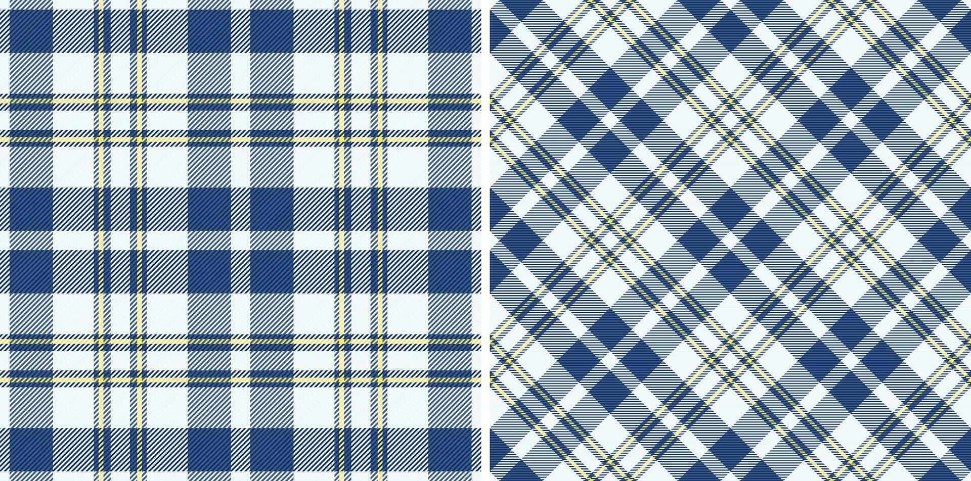 Fabric seamless check of pattern texture background with a textile plaid tartan vector. vector