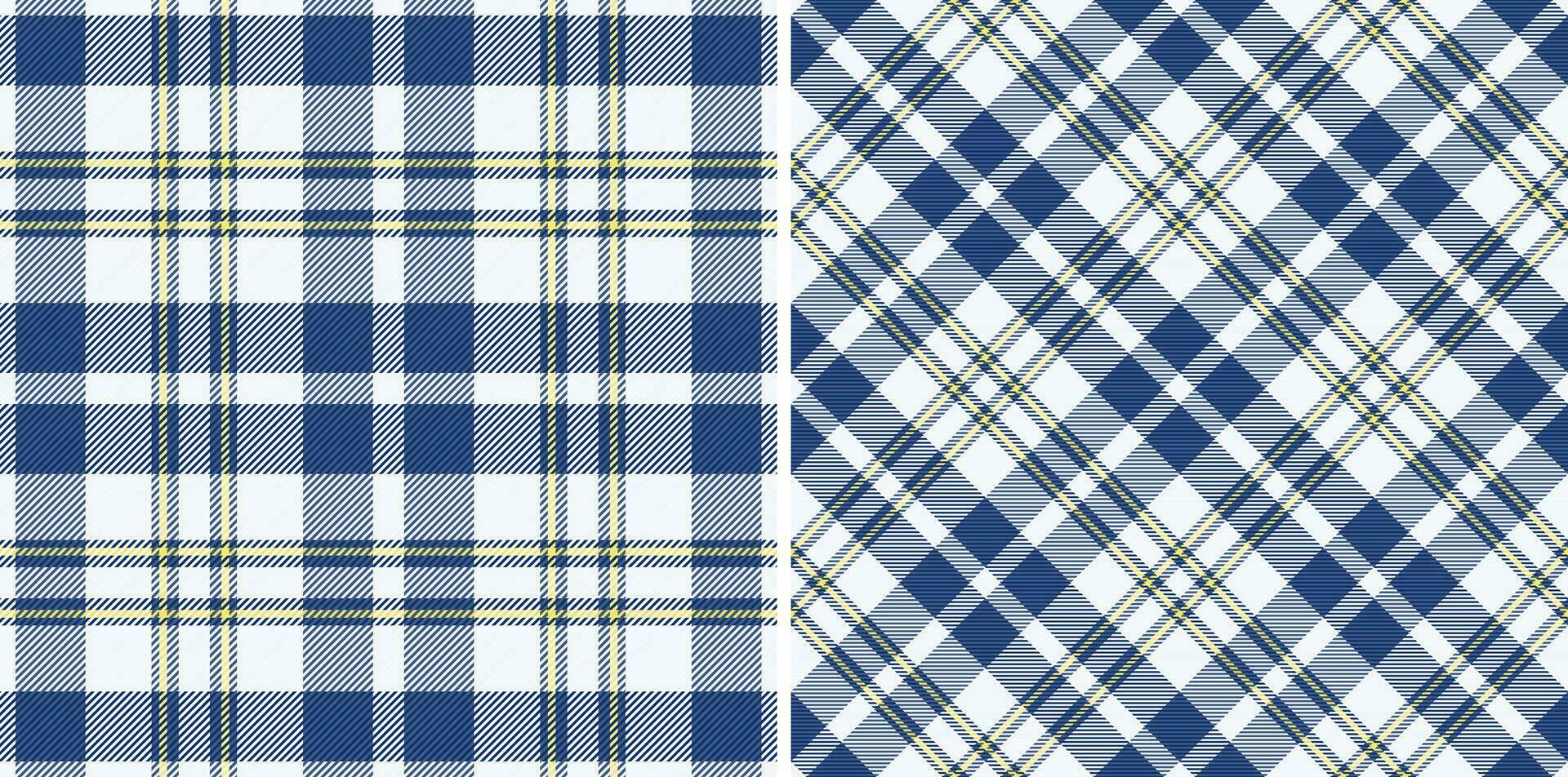 Fabric seamless check of pattern texture background with a textile plaid tartan vector. vector