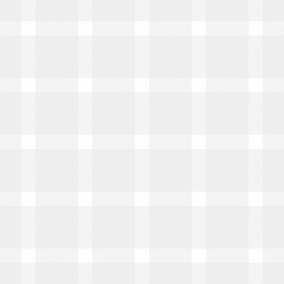 Calm check fabric background, styling texture vector seamless. Floor tartan pattern textile plaid in white color.