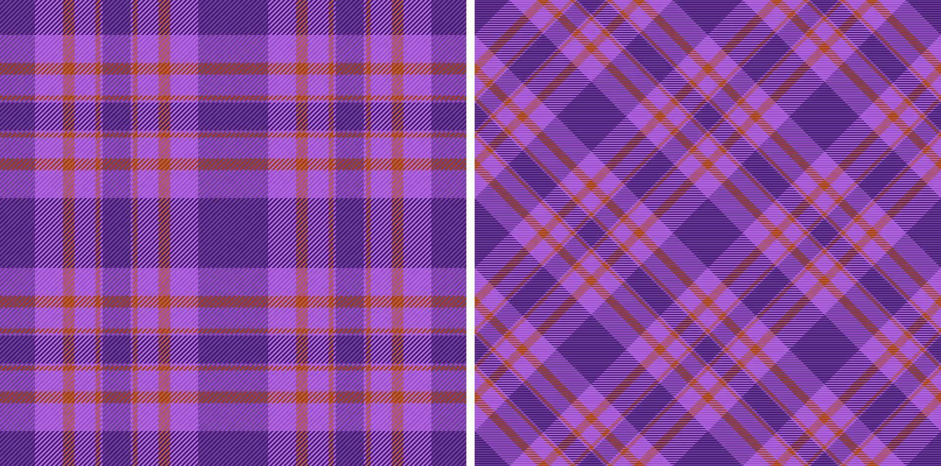 Seamless plaid textile of fabric pattern texture with a vector tartan background check. Set in trending colors. Classic wardrobe essentials for timeless style.