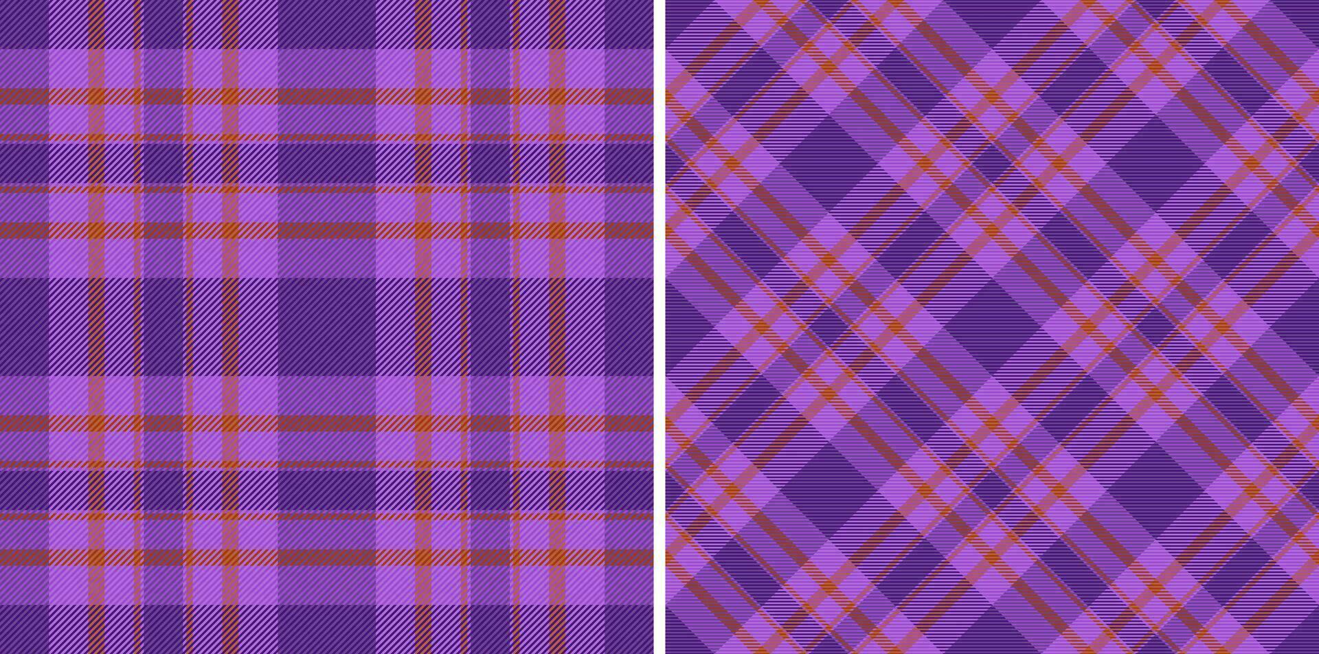 Seamless plaid textile of fabric pattern texture with a vector tartan background check. Set in trending colors. Classic wardrobe essentials for timeless style.