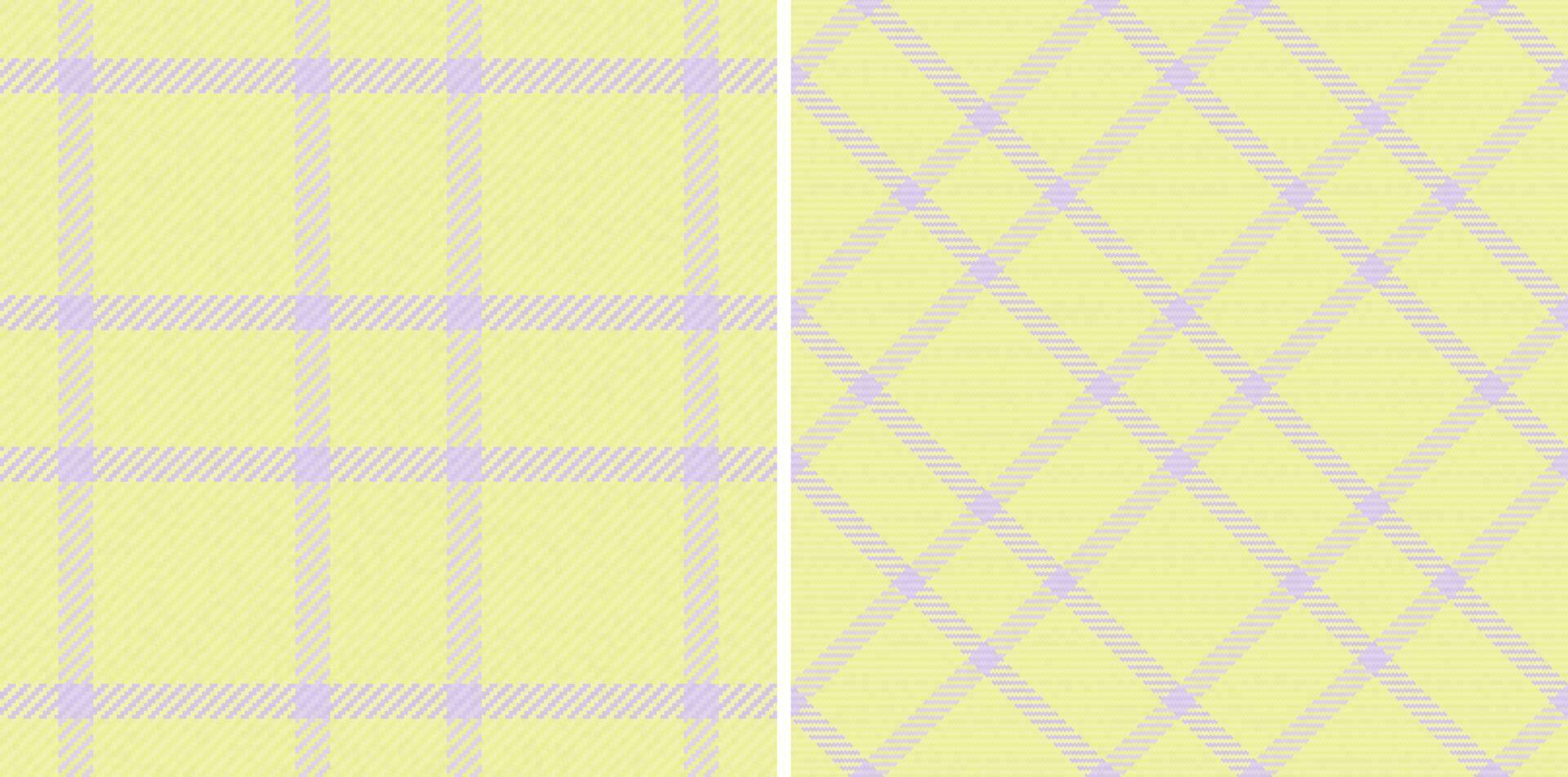 Plaid seamless texture of textile check background with a tartan vector fabric pattern.