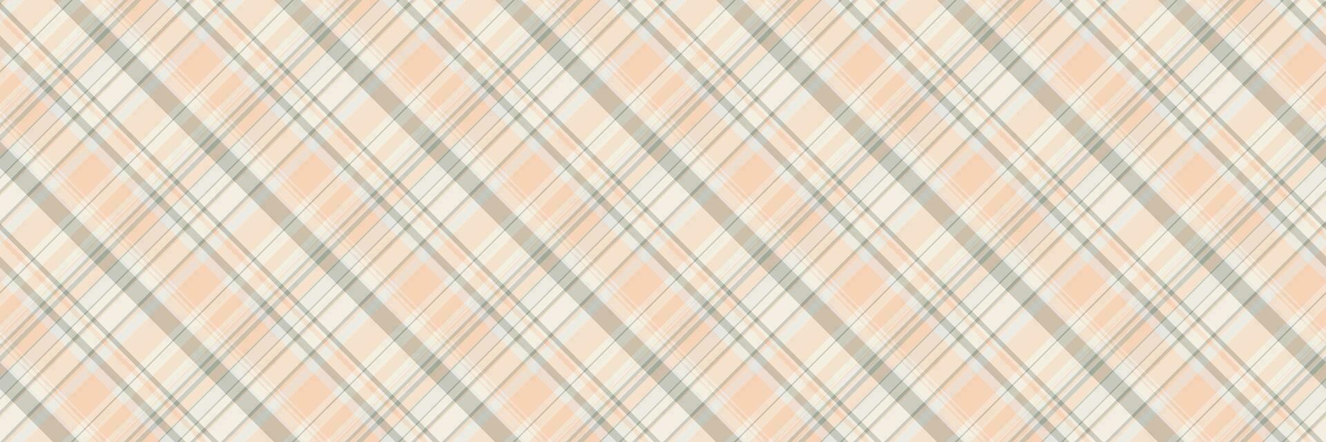Kid check texture vector, fuzzy textile seamless background. Glen pattern tartan plaid fabric in light and pastel grey colors. vector