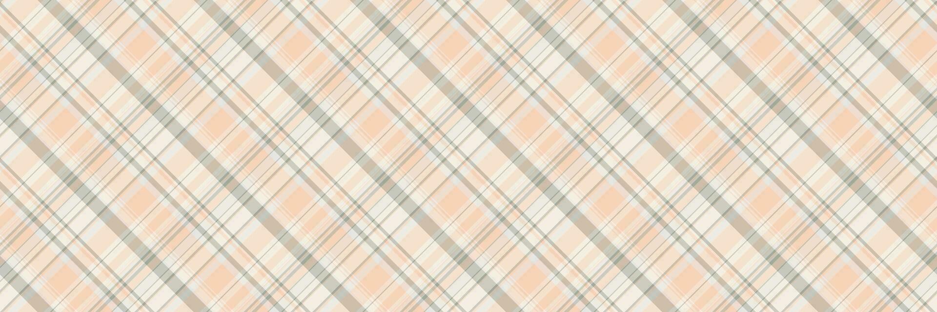 Kid check texture vector, fuzzy textile seamless background. Glen pattern tartan plaid fabric in light and pastel grey colors. vector