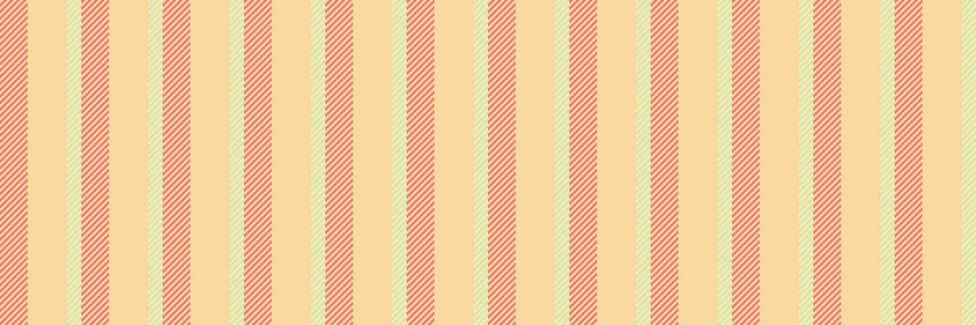 golf líneas raya patrón, cachemir antecedentes vertical textil. acogedor vector textura sin costura tela en ámbar y rojo colores.