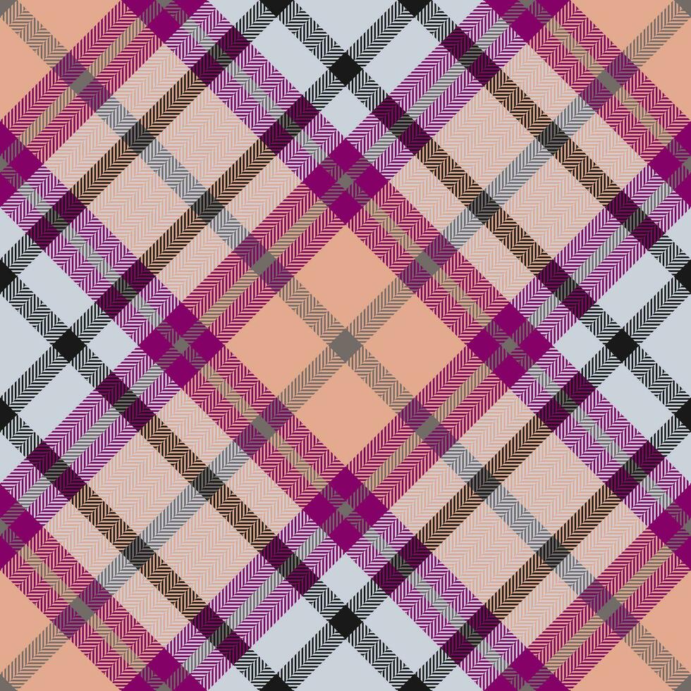 Plaid pattern vector. Check fabric texture. Seamless textile design for clothes, paper print. vector