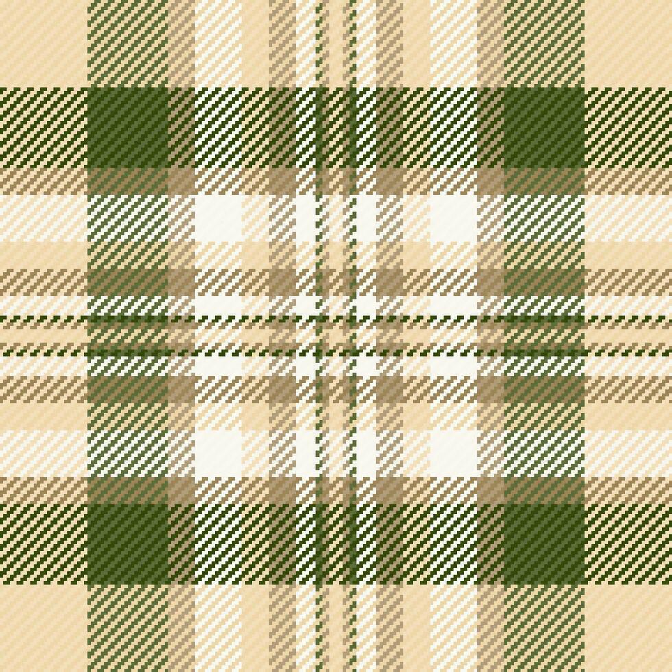 Luxury pattern texture vector, creation plaid seamless fabric. Menswear background check tartan textile in light and amber colors. vector