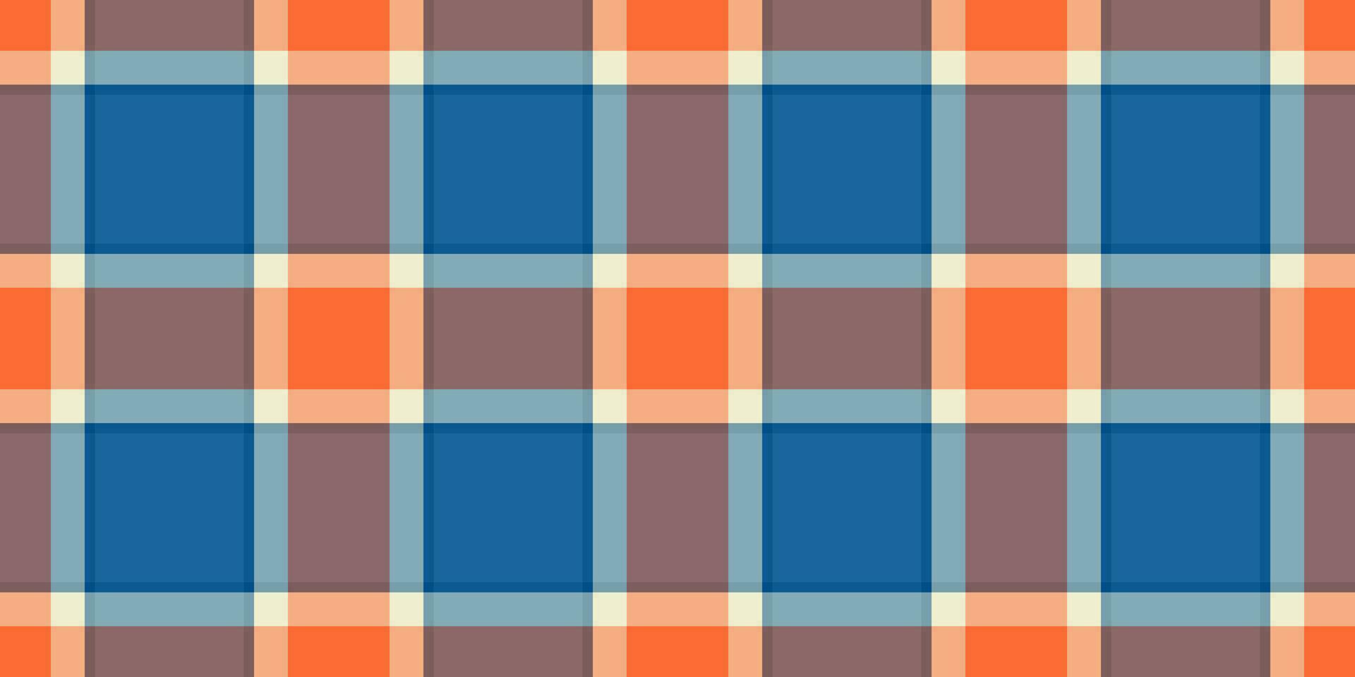 Identity seamless textile check, repetition tartan pattern background. Vivid fabric texture vector plaid in pastel and cyan colors.