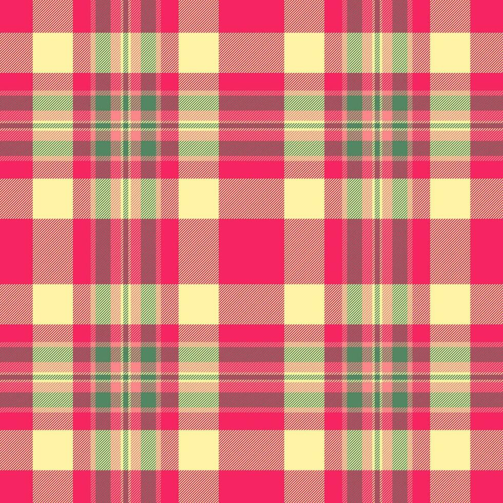 Tartan background texture of seamless textile vector with a check pattern fabric plaid.