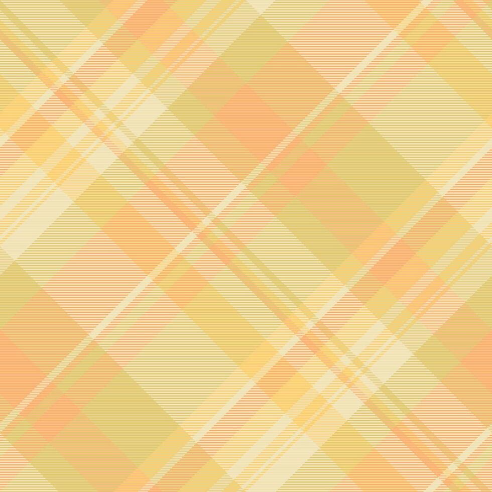 Paisley background plaid textile, tablecloth vector pattern check. Post seamless texture fabric tartan in amber and orange colors.