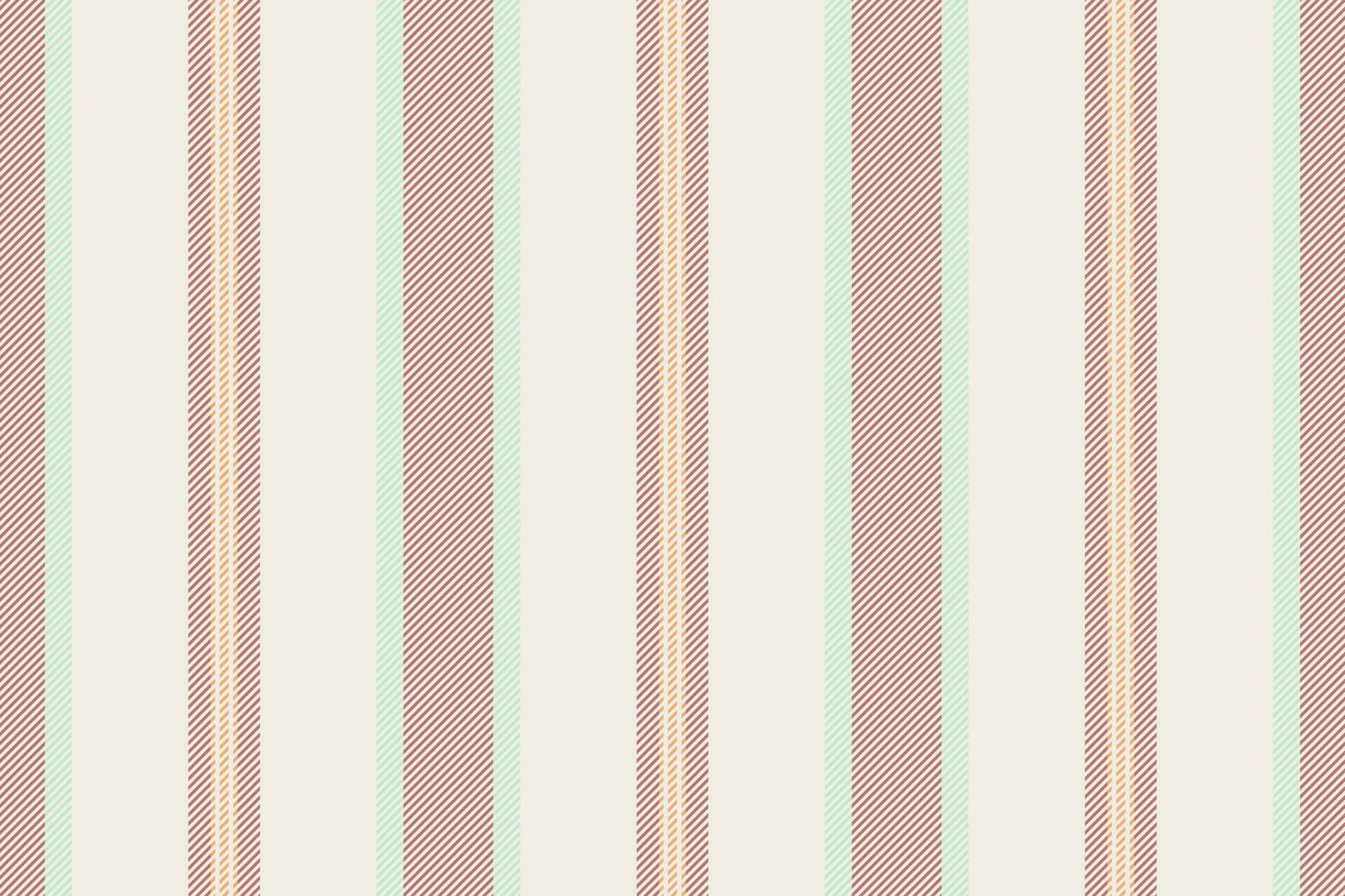Nostalgia texture fabric vertical, furniture textile pattern stripe. Wallpaper seamless lines background vector in white and red colors.