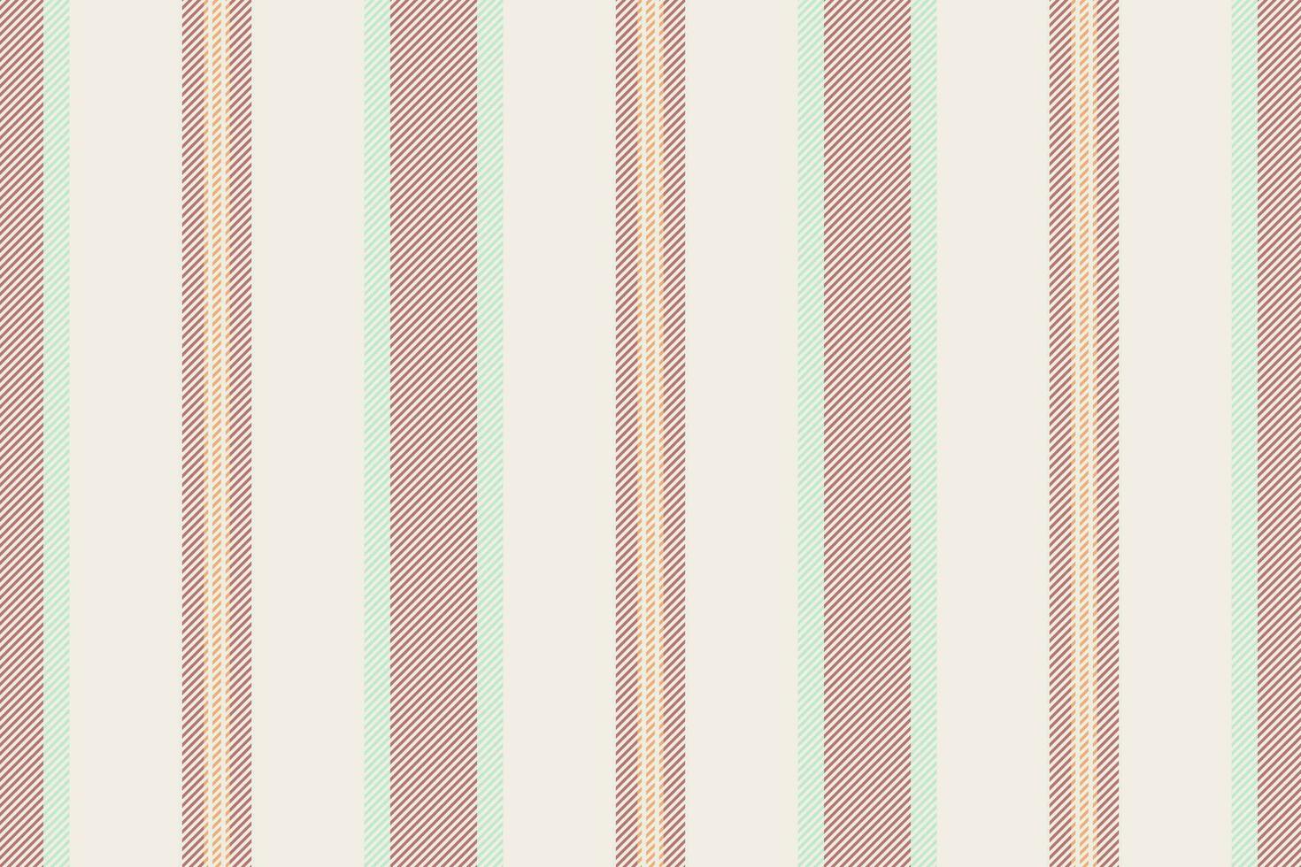 Nostalgia texture fabric vertical, furniture textile pattern stripe. Wallpaper seamless lines background vector in white and red colors.