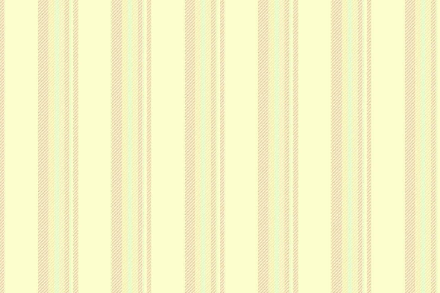 Idea vector lines fabric, teenage textile texture pattern. Grunge stripe seamless vertical background in lemon chiffon and orange colors.