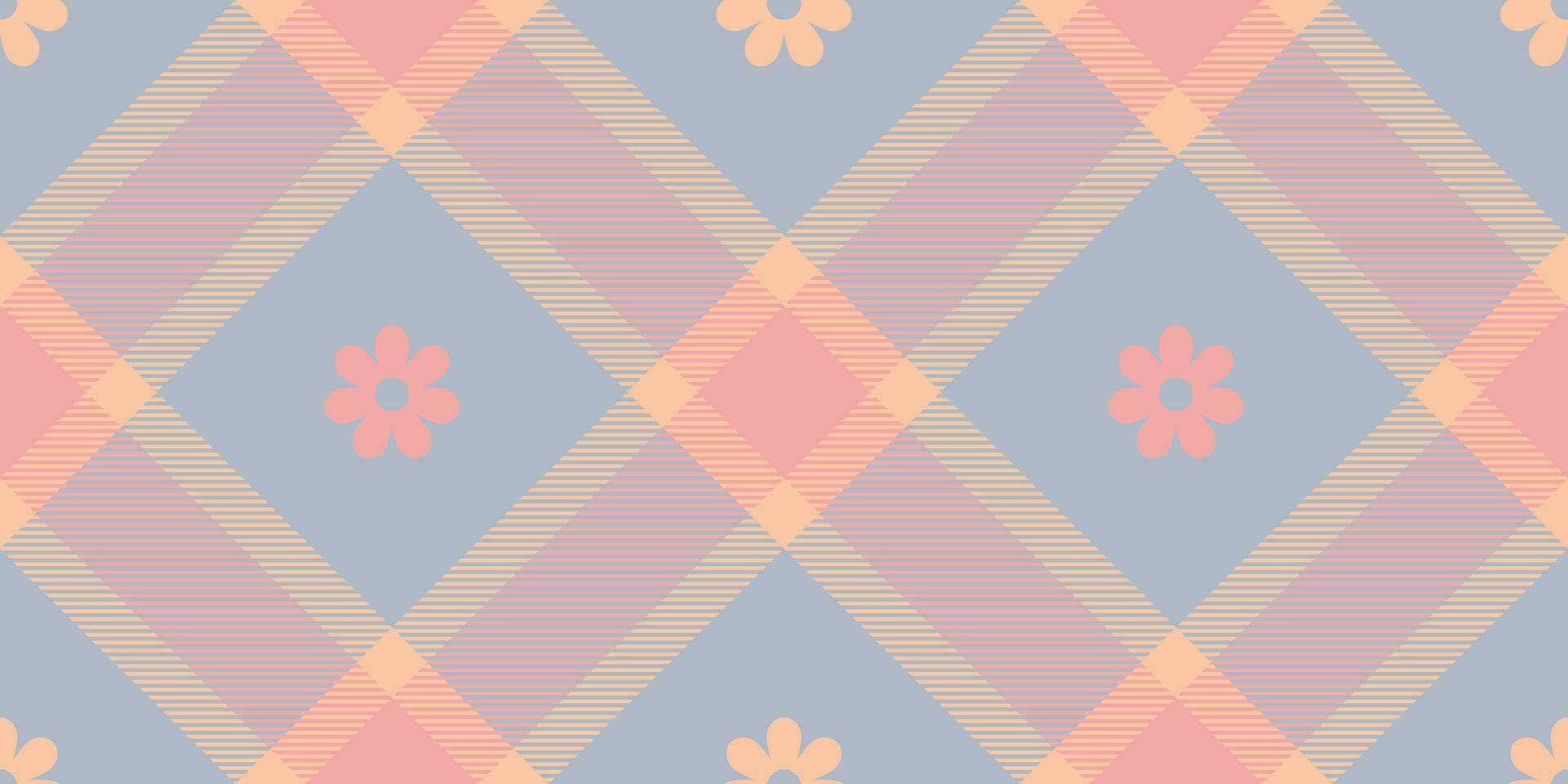 Spring gingham pattern, seamless checked plaids. Pastel vichy background for print wrapping paper, gif card, invitation, Easter holiday design. vector