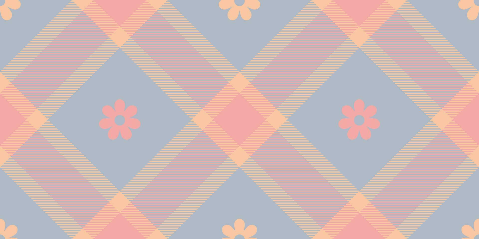 Spring gingham pattern, seamless checked plaids. Pastel vichy background for print wrapping paper, gif card, invitation, Easter holiday design. vector