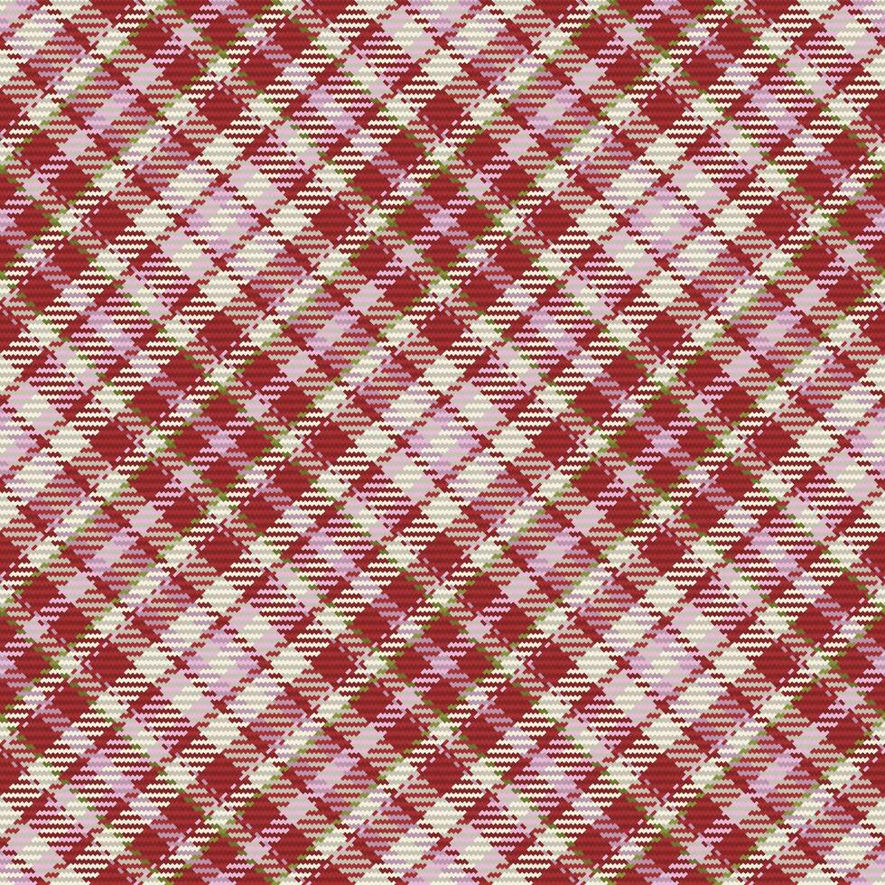 Seamless pattern of scottish tartan plaid. Repeatable background with check fabric texture. Vector backdrop striped textile print.