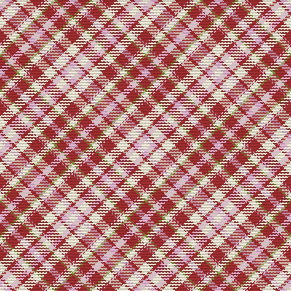 Seamless pattern of scottish tartan plaid. Repeatable background with check fabric texture. Vector backdrop striped textile print.