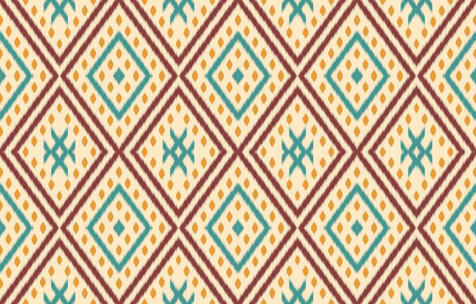 Ethnic abstract ikat art. Aztec ornament print. geometric ethnic pattern seamless  color oriental.  Design for background ,curtain, carpet, wallpaper, clothing, wrapping, Batik, vector illustration.