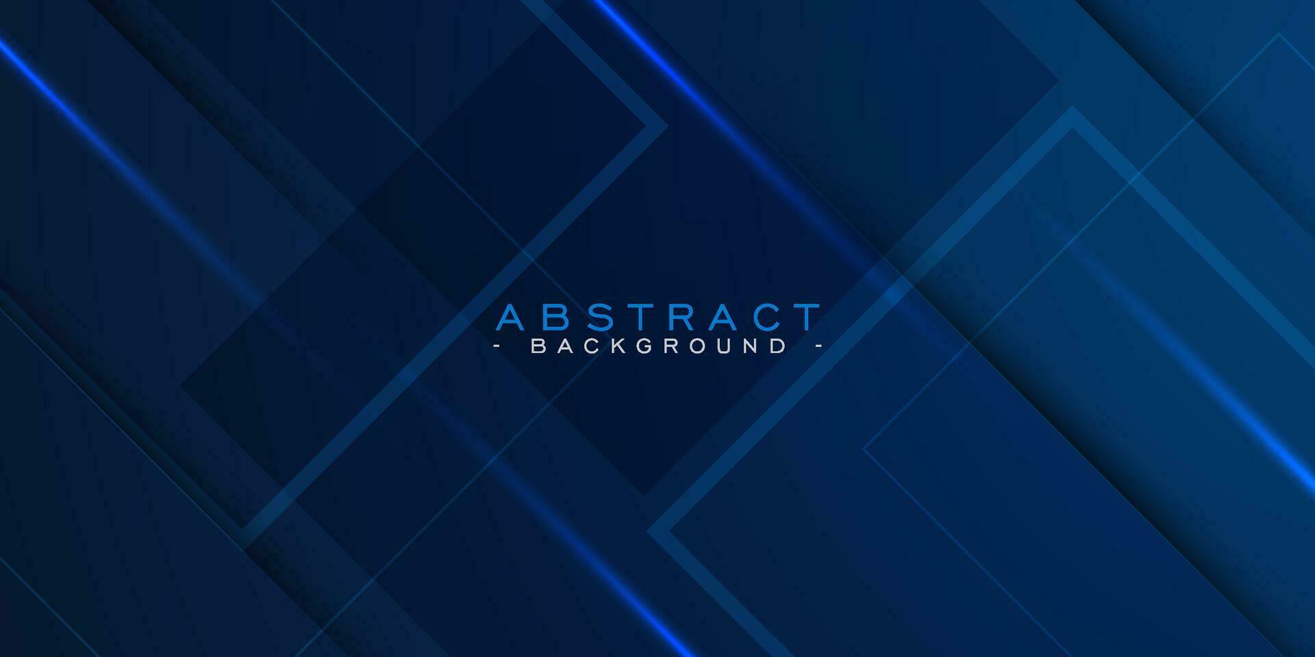 Abstract dark blue background with shadows and simple square lines. Looks 3d with additional light. Suitable for posters, brochures, e-sports and others. Eps10 vector