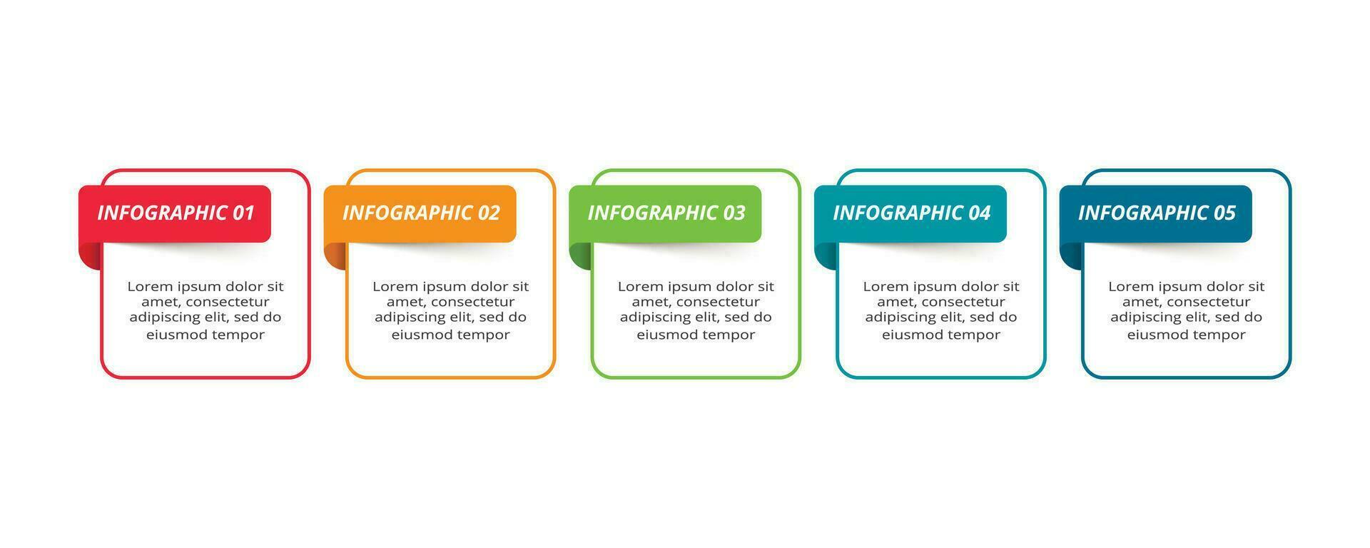 línea concepto para infografía con 4 4 pasos, opciones, partes o procesos. negocio datos visualización. vector