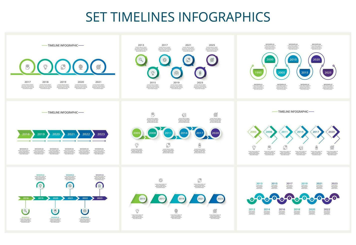 creativo concepto para infografía con 5, 6, 7 7 pasos, opciones, partes o procesos. negocio datos visualización vector