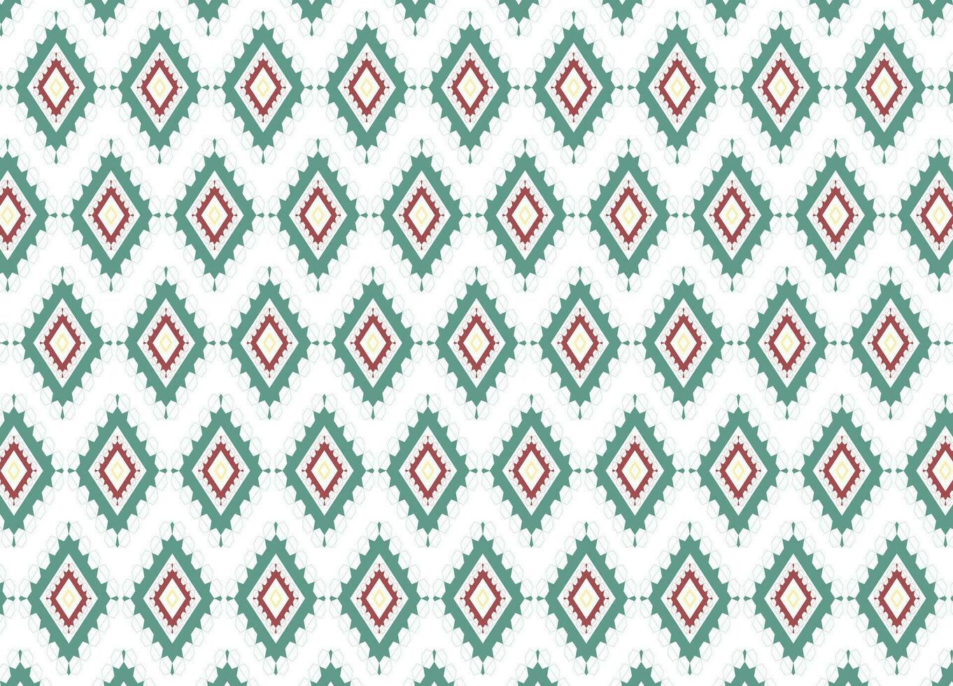 tribal tela, tradicional tela étnico, resumen geométrico ikat modelo. hecho a mano azteca tela alfombra decoración fondo de pantalla boho nativo vector antecedentes