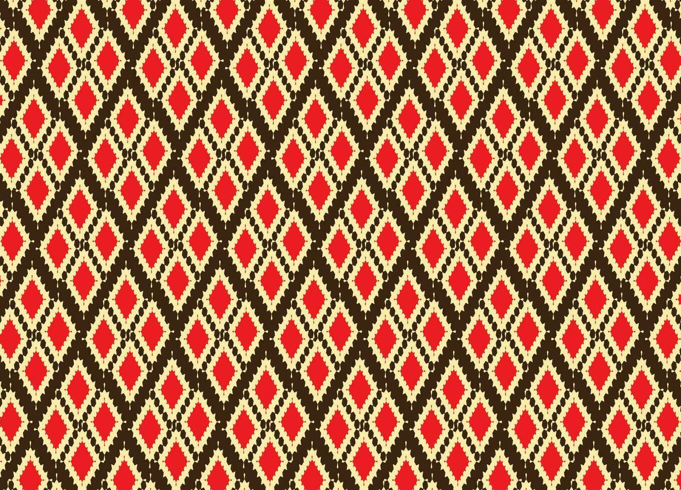 Tribal fabric, traditional fabric ethnic, abstract geometric ikat pattern. Handmade Aztec fabric carpet decoration wallpaper boho native vector background