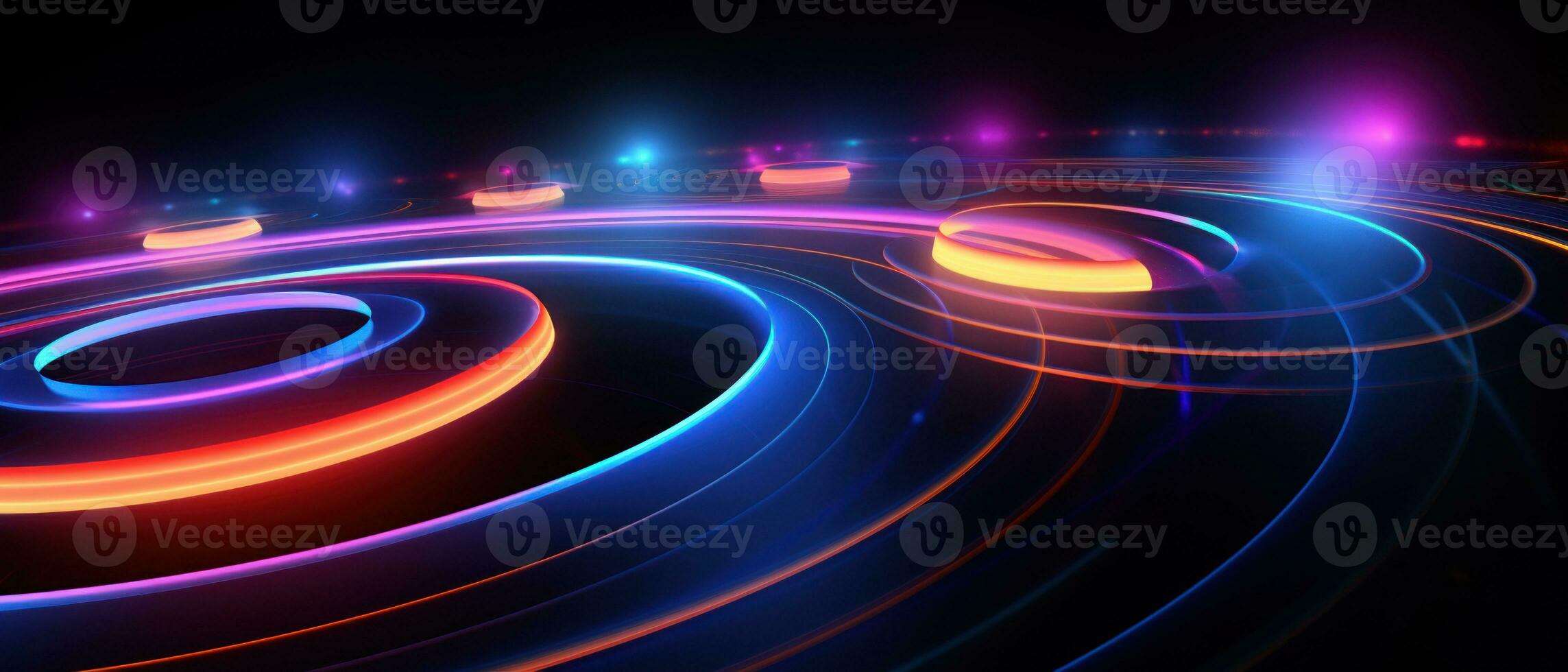 AI generated Explore the depths of the cosmos with this abstract space-inspired disk design. photo