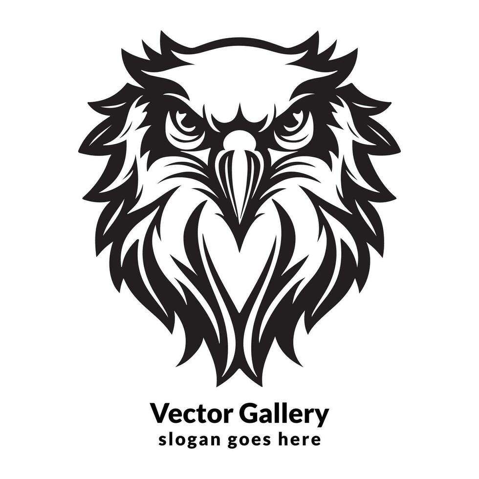 eagle logo design template vector
