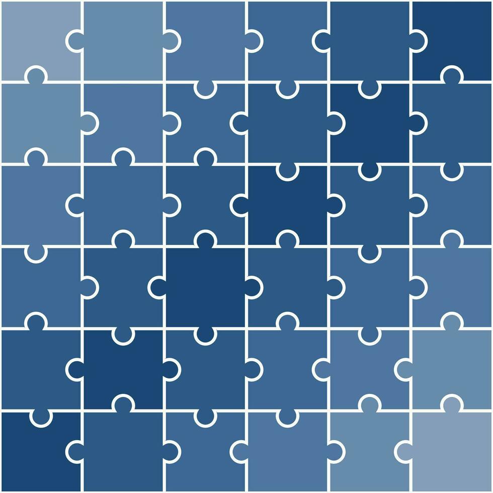 Navy blue shade jigsaw pattern. jigsaw line pattern. jigsaw seamless pattern. Decorative elements, clothing, paper wrapping, bathroom tiles, wall tiles, backdrop, background. vector