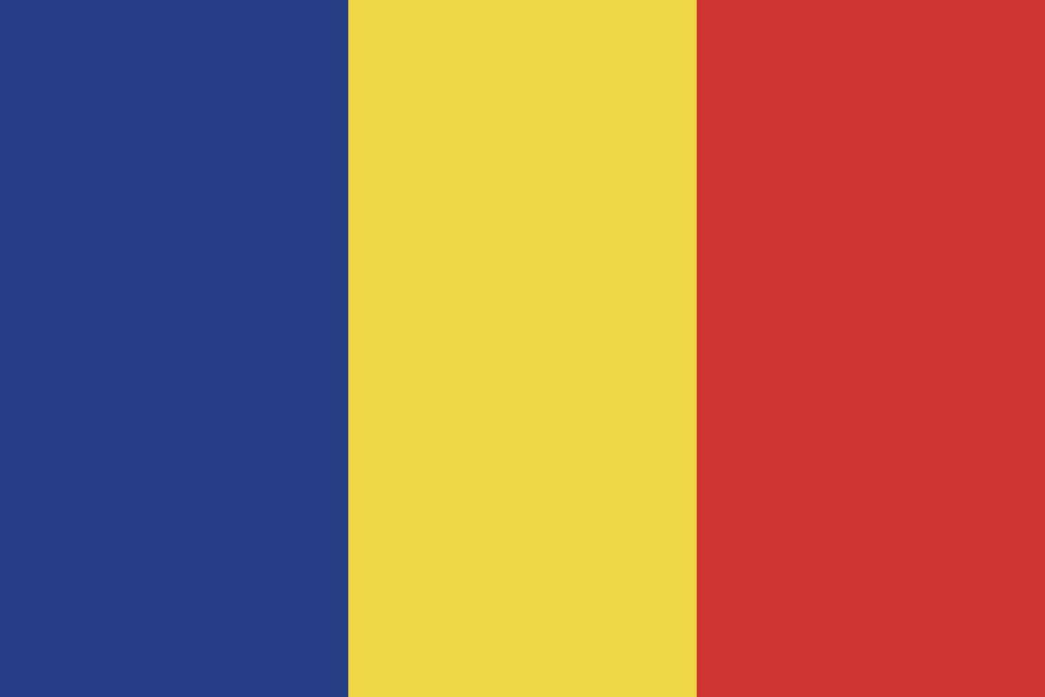 Romania flag national emblem graphic element illustration vector
