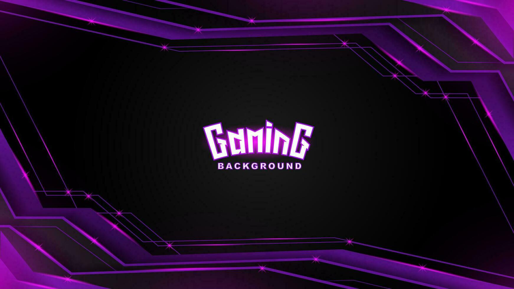 Futuristic Abstract black purple technology background. Background for gaming esports banner. Vector illustration