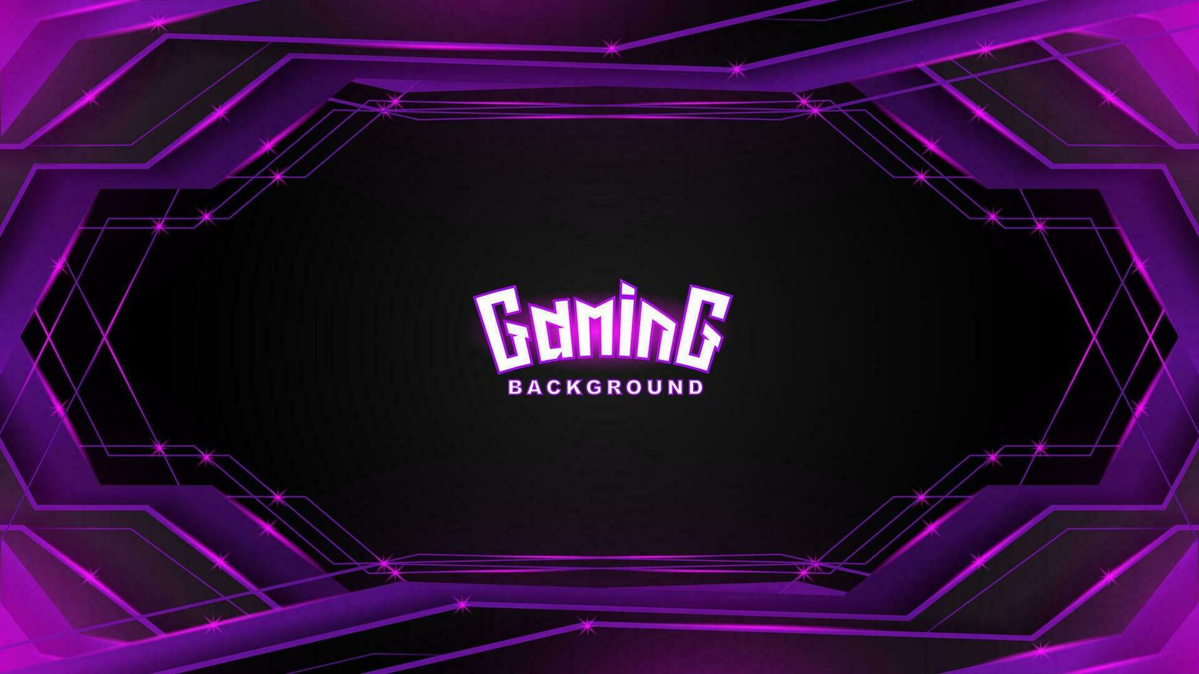 Futuristic Abstract black purple technology background. Background for gaming esports banner. Vector illustration