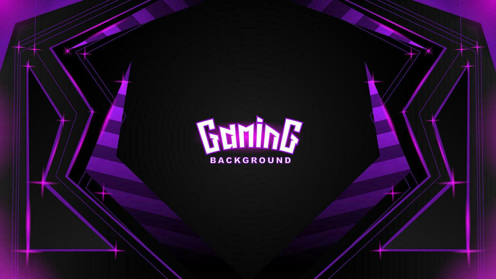 Futuristic Abstract black purple technology background. Background for gaming esports banner. Vector illustration