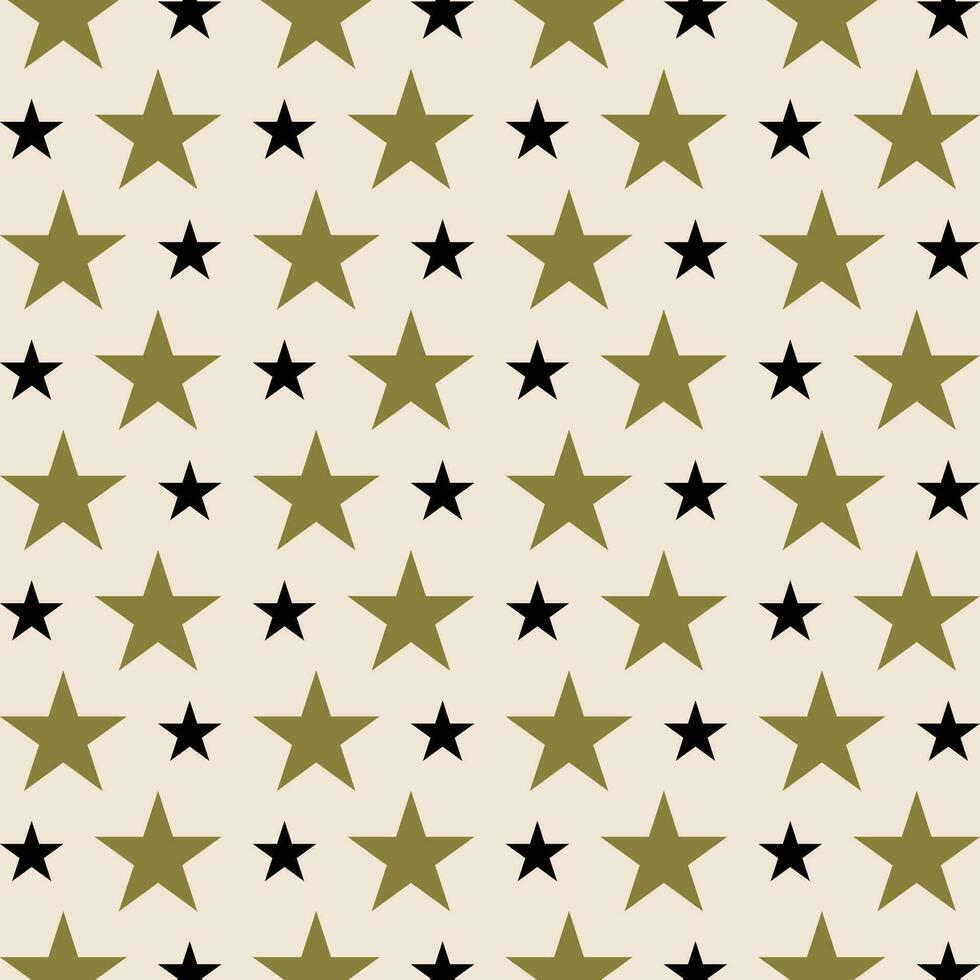Star neutral color repeating trendy pattern vector illustration background