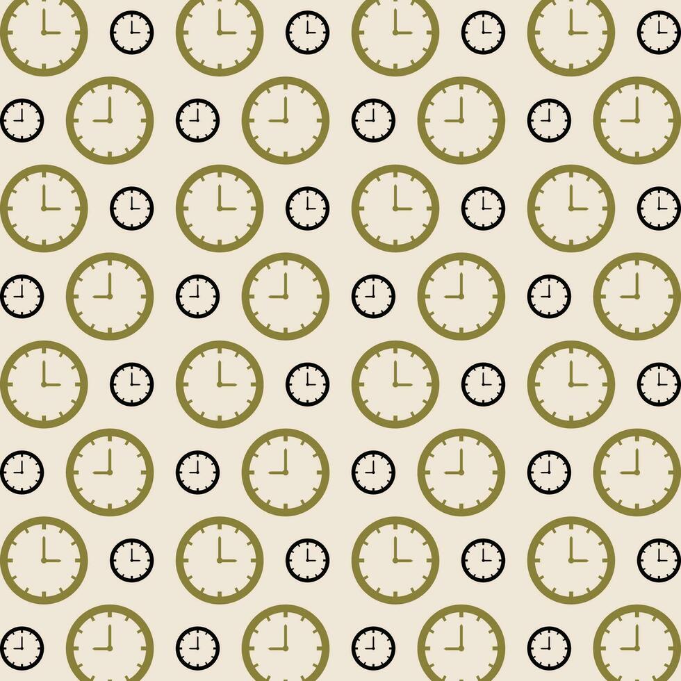 reloj neutral color repitiendo de moda modelo vector ilustración antecedentes