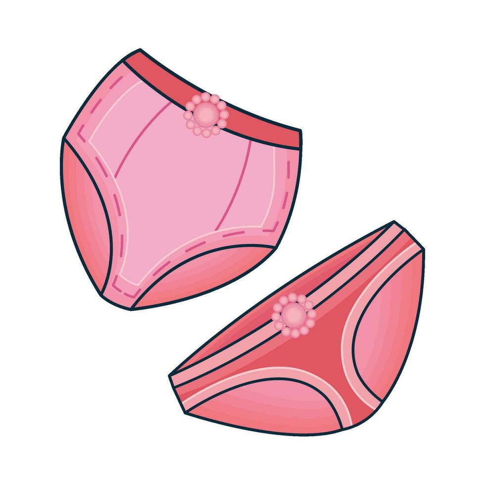 illustration of underwear vector