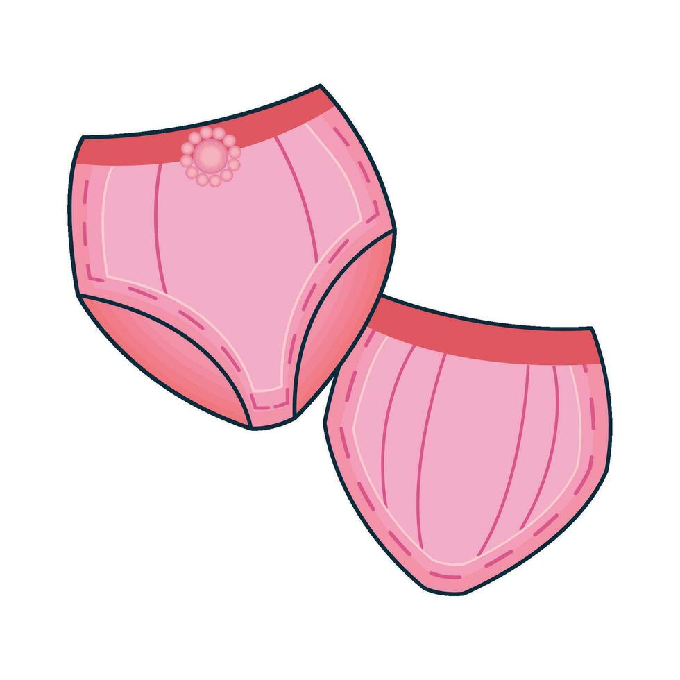 illustration of underwear vector