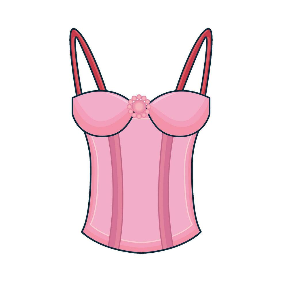 illustration of tank top vector