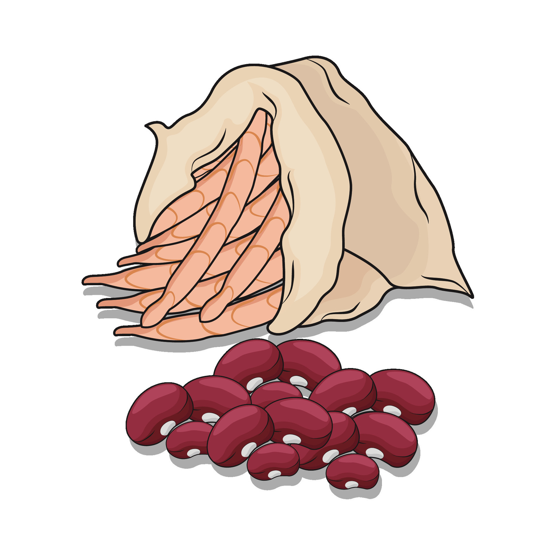 illustration of red bean bag 36530985 Vector Art at Vecteezy