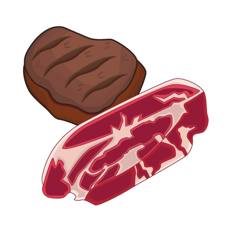 illustration of beef vector