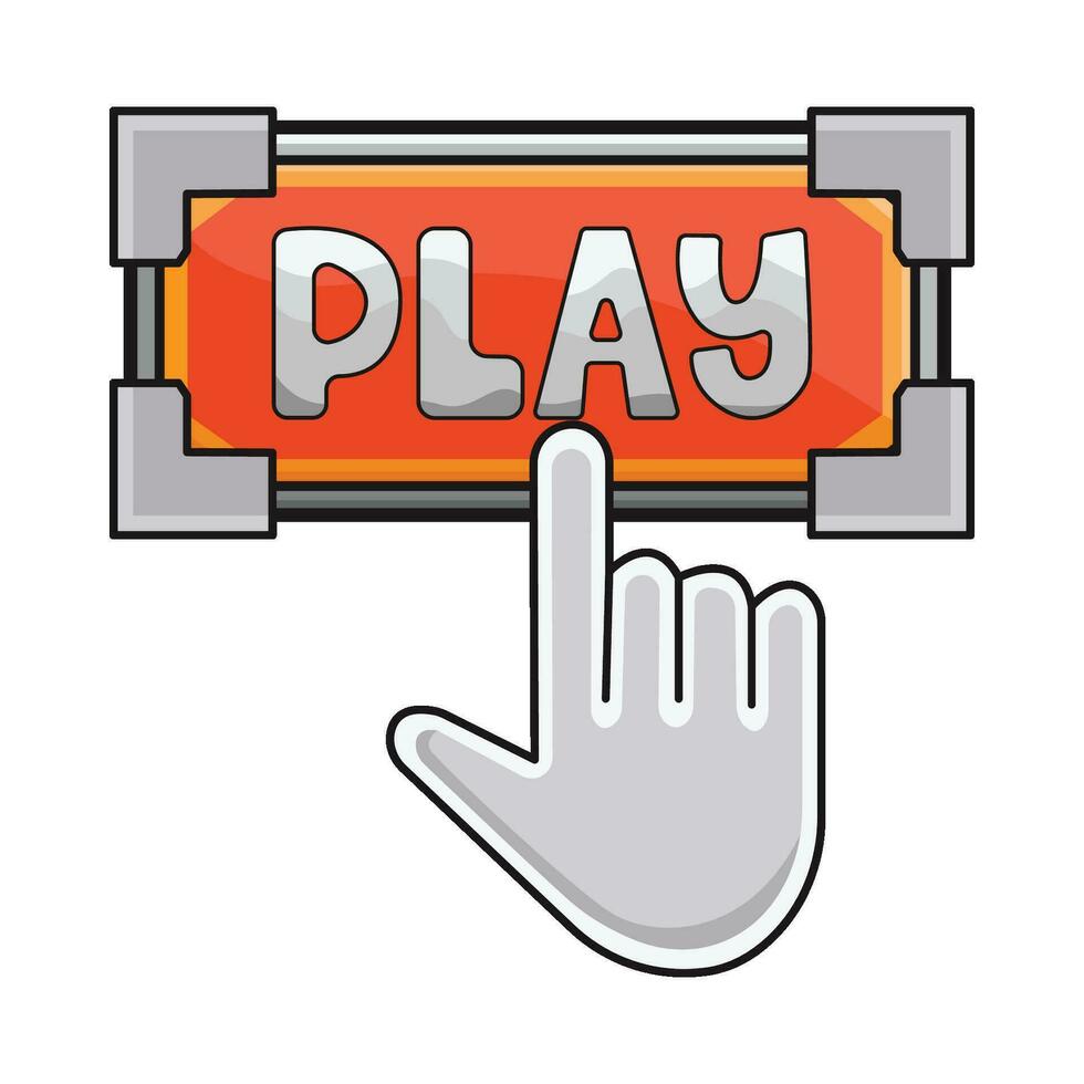 play button illustration vector