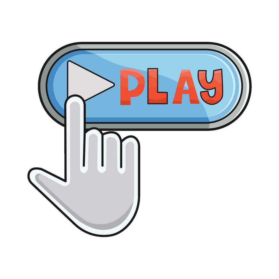 play button illustration vector