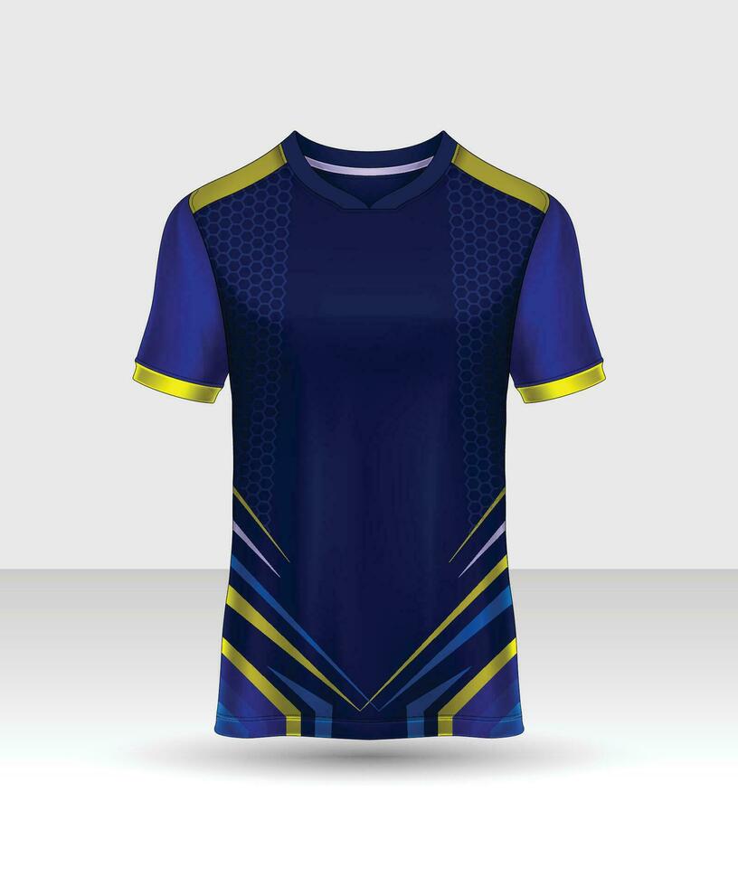 Deportes jersey t camisa diseño para Estados Unidos concepto vector plantilla, v cuello raglán manga fútbol americano jersey concepto con frente y espalda ver para fútbol, Grillo, vóleibol, rugby, e-sport uniforme