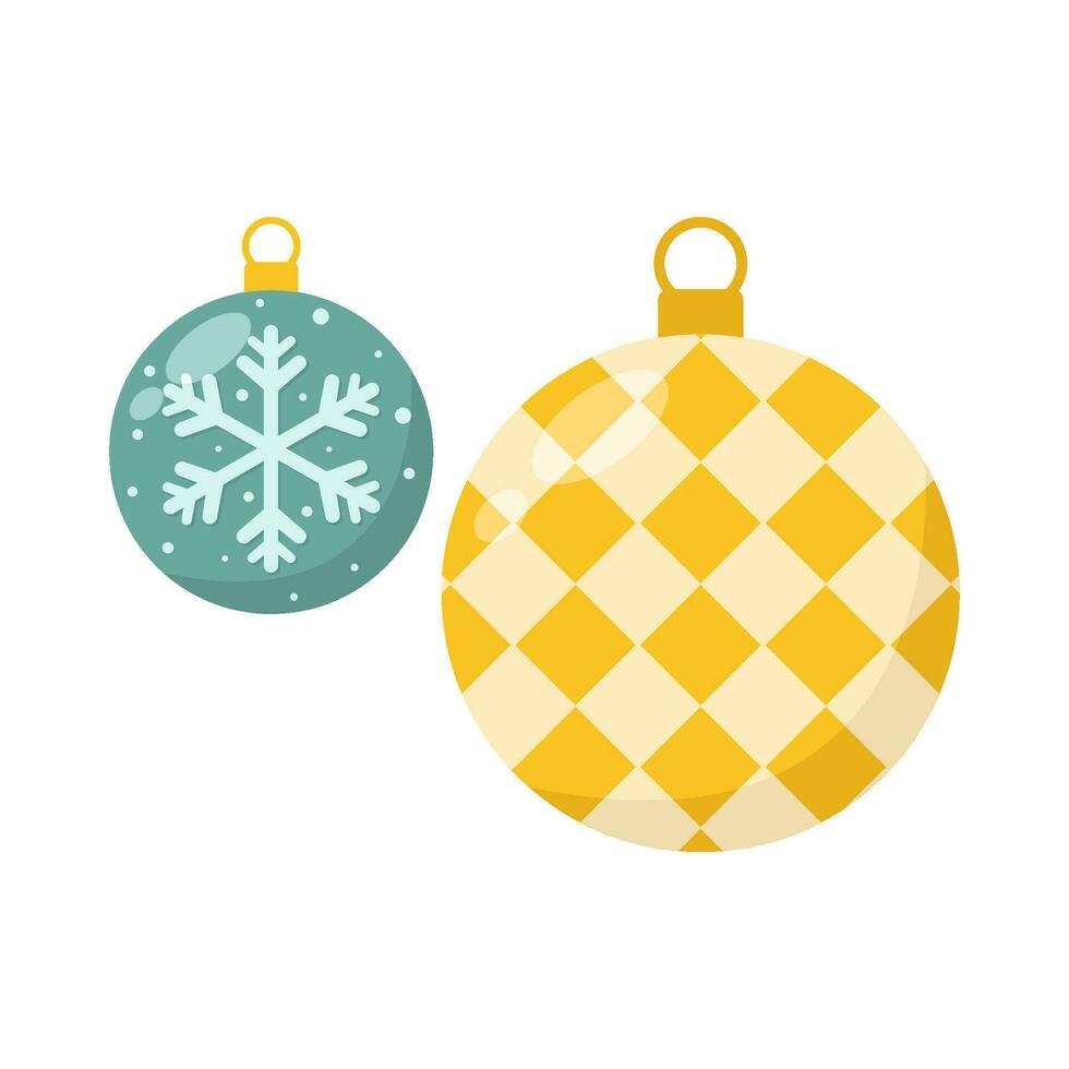 christmas ball decoration illustration vector