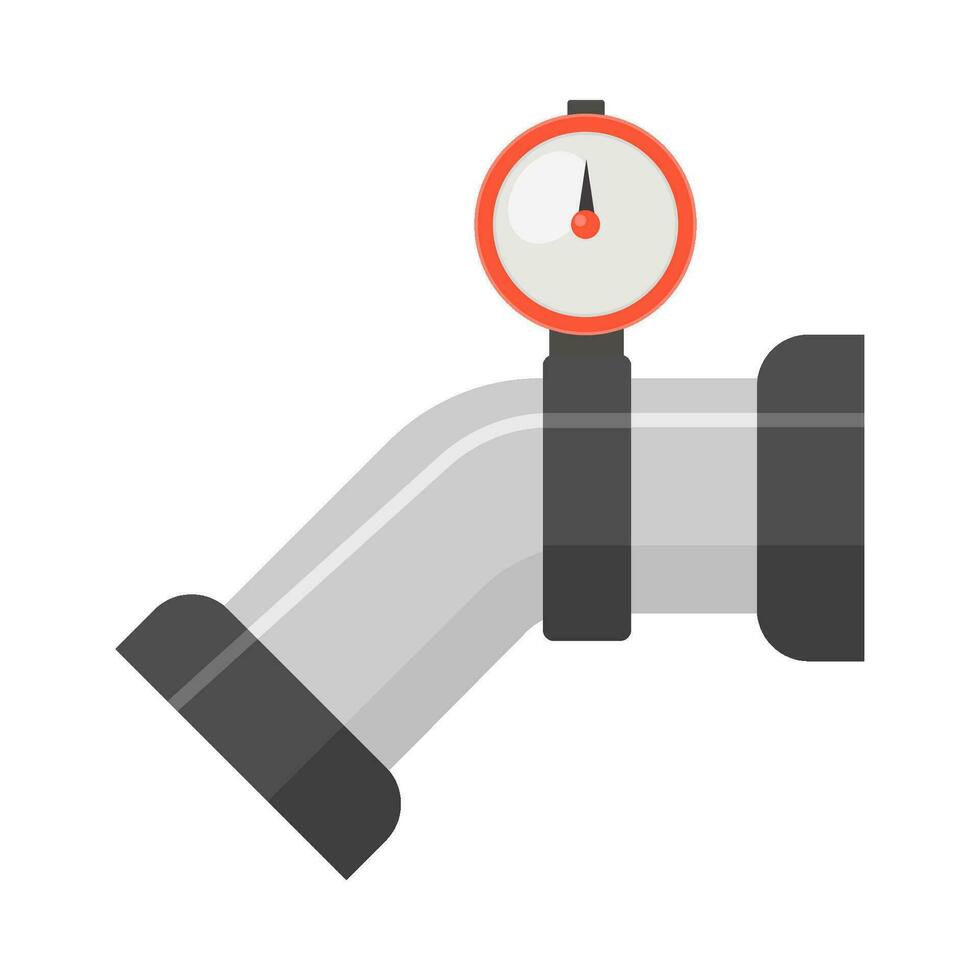 tubo agua con velocidad ilustración vector
