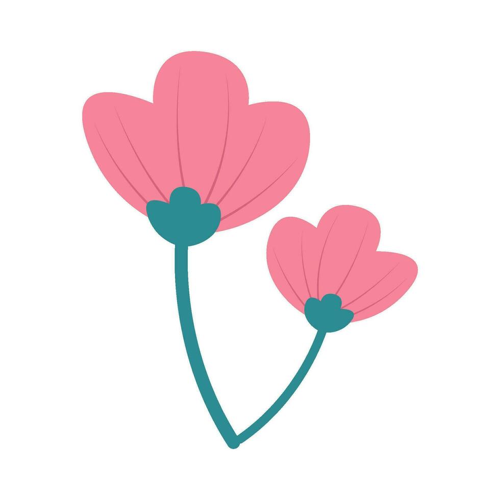 flower plant illustration vector